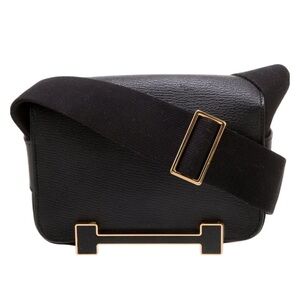 Hermes Geta Black with Gold Hardware